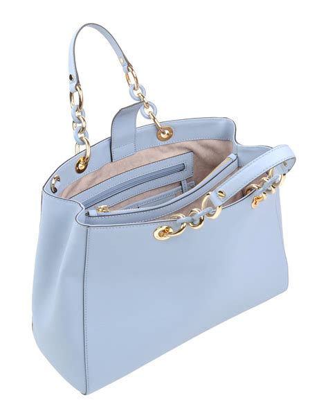 sky blue michael kors tote